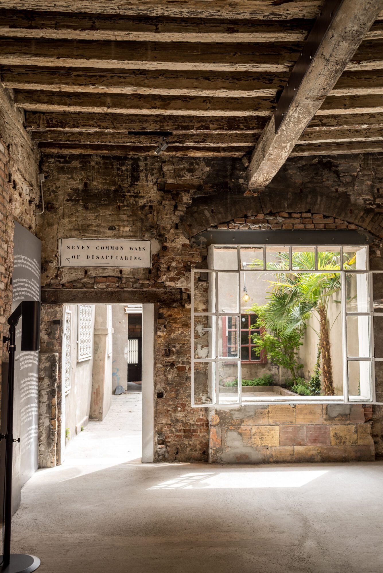 The exhibition view of Gharib Pavilion show by Andrius Arutiunian at Venice Biennale